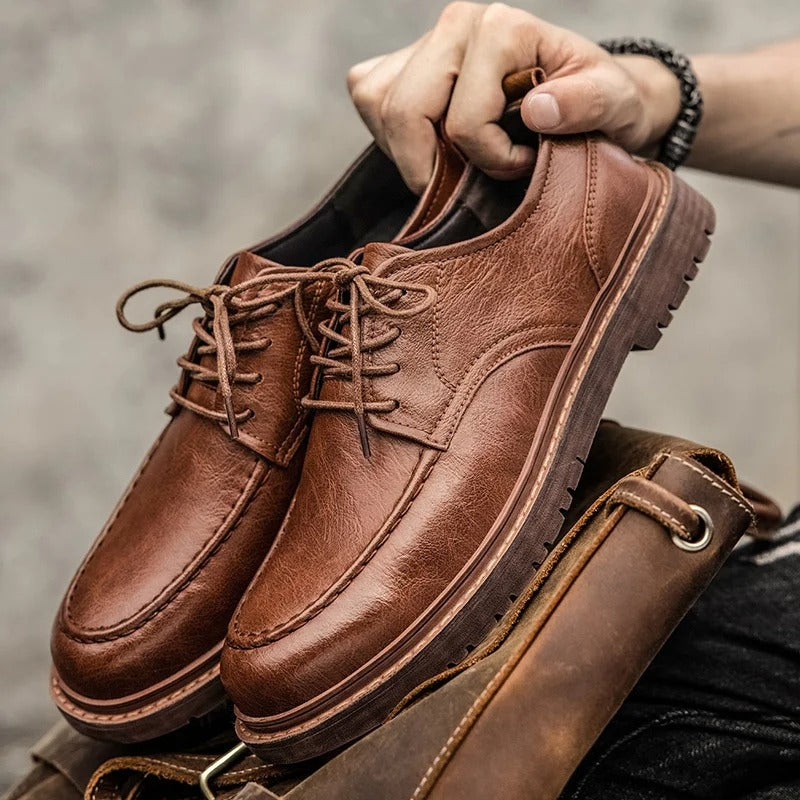 Westwell Low-Cut Genuine Leather Shoes