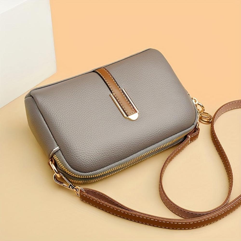Mila Litchi Embossed Crossbody Bag (BUY 1 GET 1 FREE)