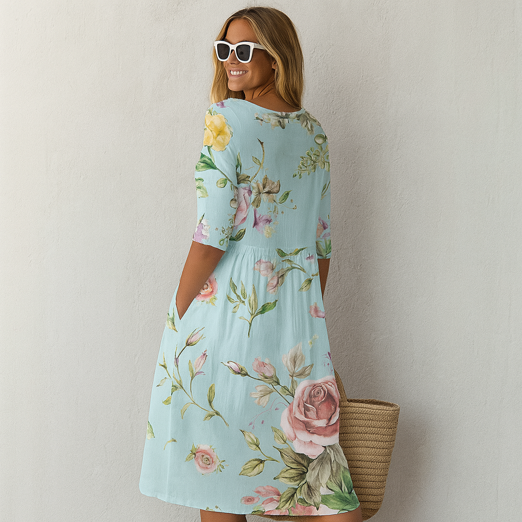 Mara | Elegant Flower Dress