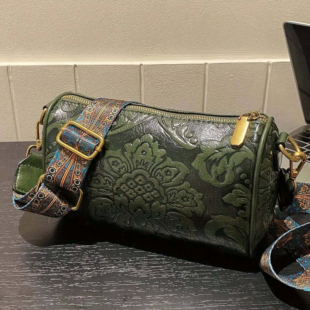 Linda’s Vintage Barrel Charm | Crossbody Bag