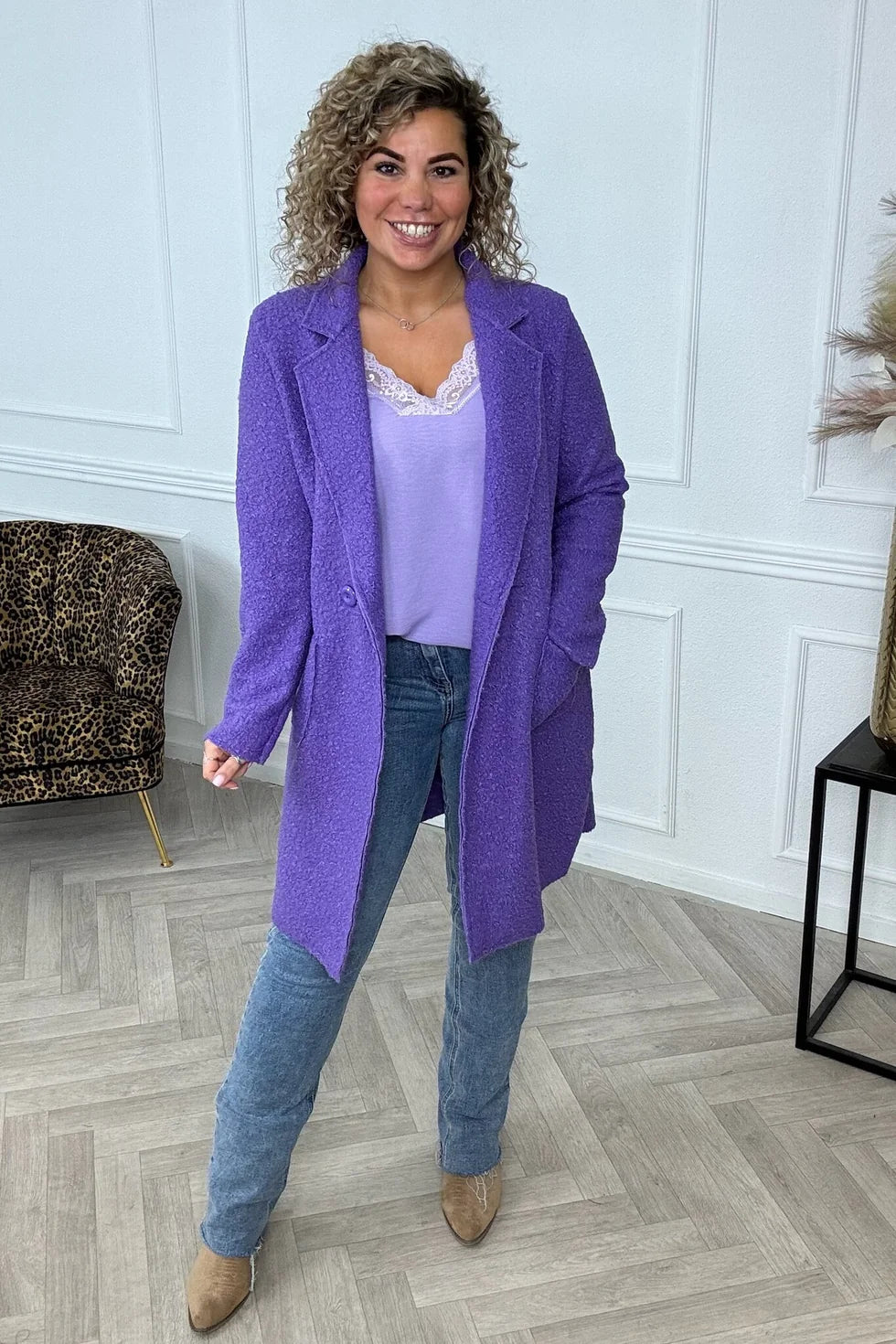 Autumn Teddy Coat - Taupe