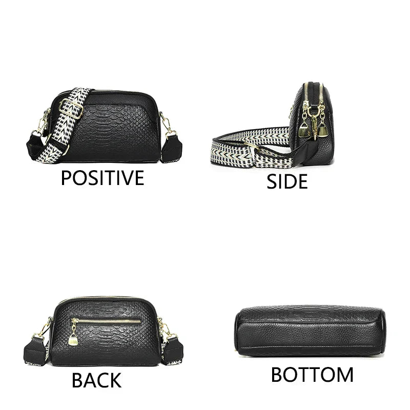 Amara | Refined Leather Shoulder Bag