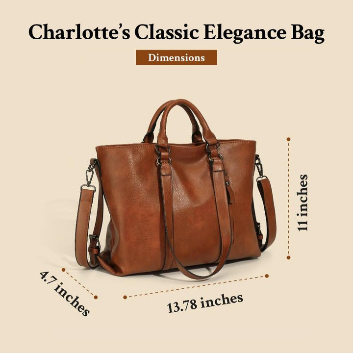 Charlotte’s Classic Elegance | Vintage Tote Bag (BUY 1 GET 1 FREE)