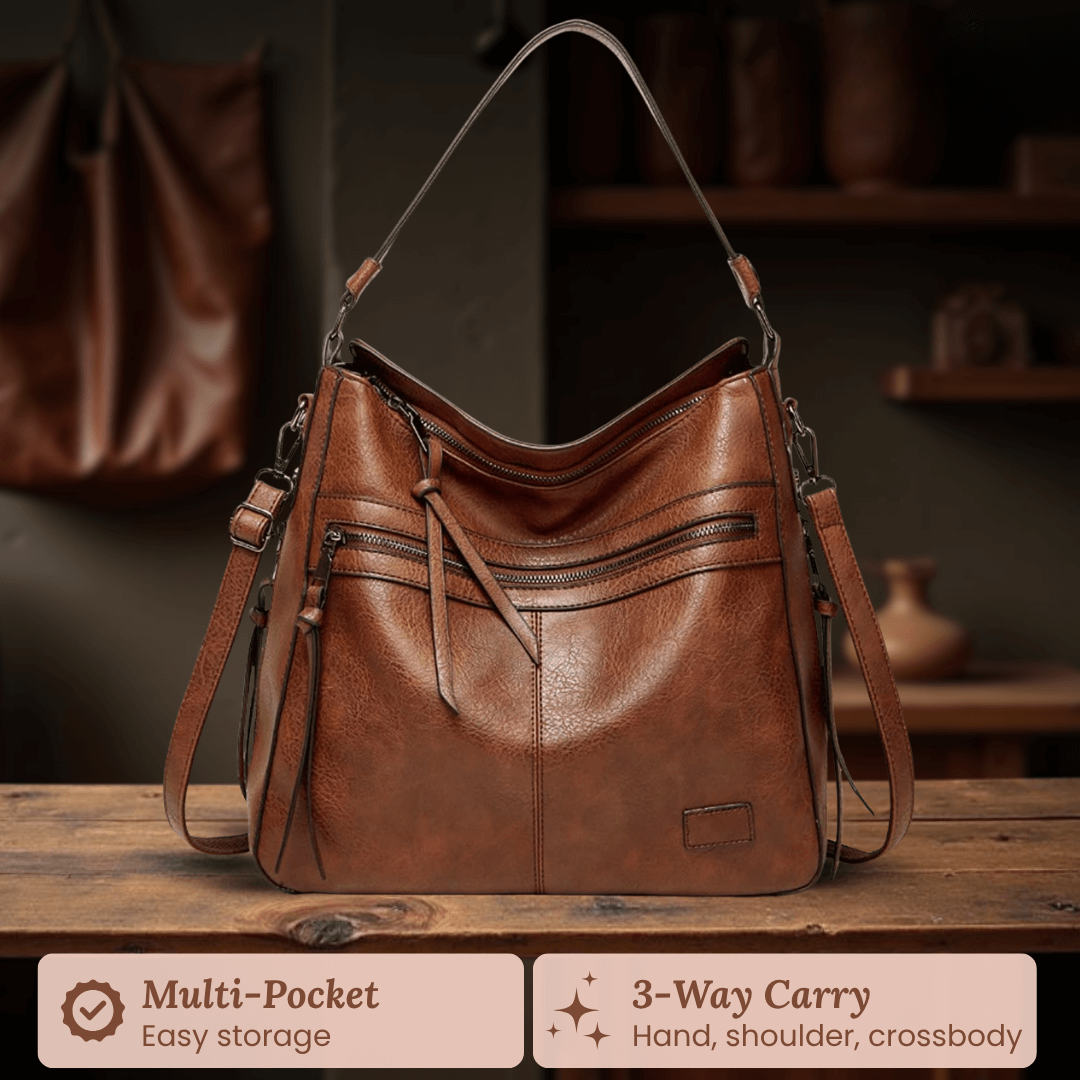 Gianna’s Sleek Zippered Carry | Shoulder Bag