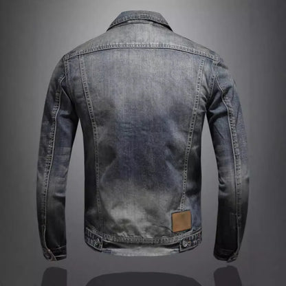 Radeko - Men's Slim Fit Denim Jacket