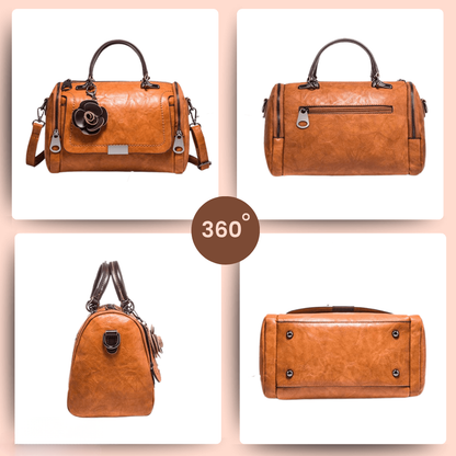 Barbara’s Polished Barrel | Satchel Handbag