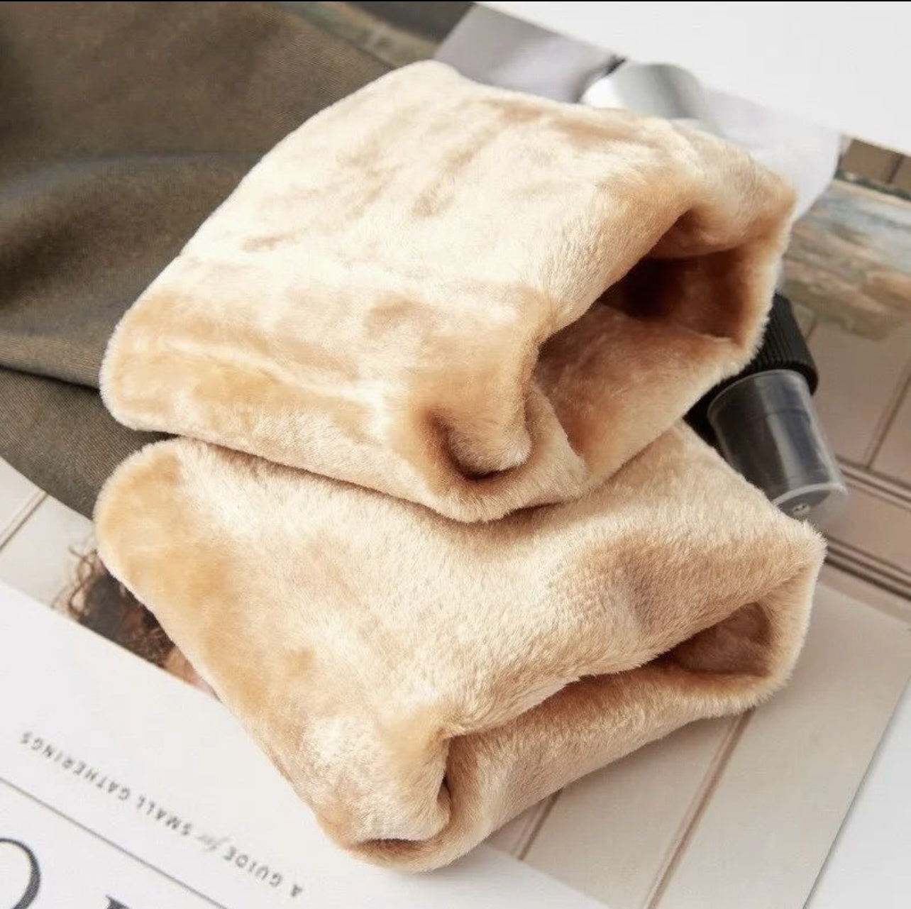 Translucent Fleece Panty - Black