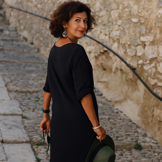 Saoirse - V-Neck Dress That Conceals the Belly