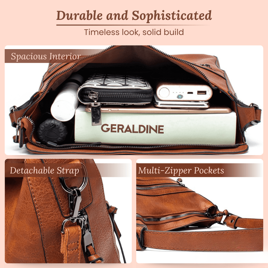 Gianna’s Sleek Zippered Carry | Shoulder Bag