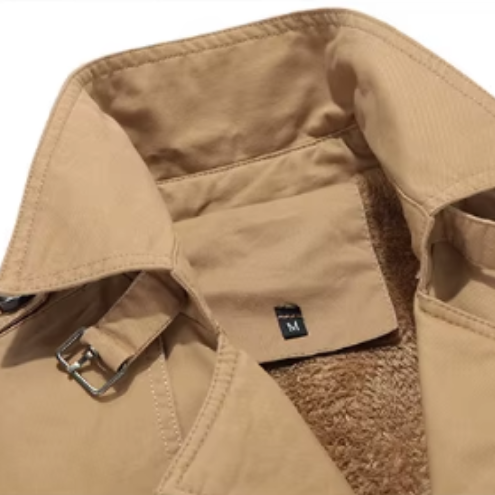 Karel - Elegant padded trench coat