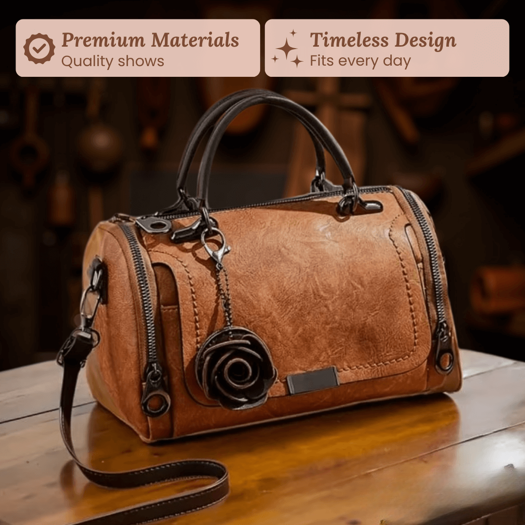 Barbara’s Polished Barrel | Satchel Handbag