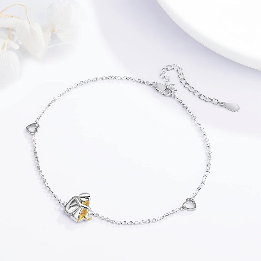 Bracelet with dog icon