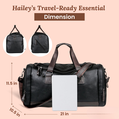 Hailey’s Travel-Ready Essential | Duffel Bag