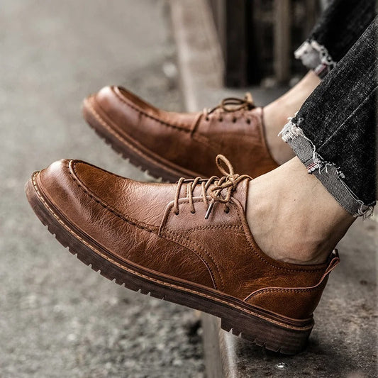 Westwell Low-Cut Genuine Leather Shoes