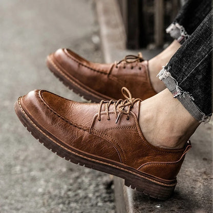 Westwell Low-Cut Genuine Leather Shoes