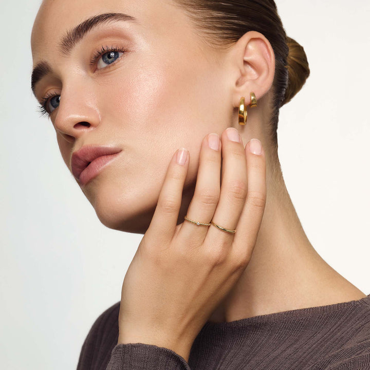 Slim Dome Ring | Gold