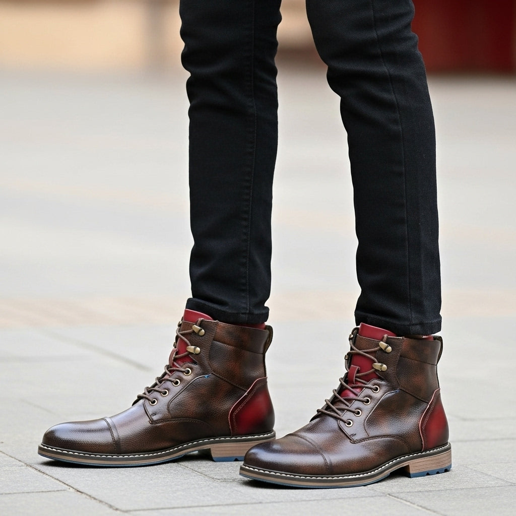 Ethan | Handmade Leather Oxford Boots