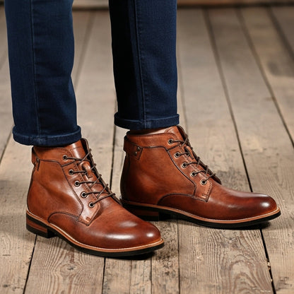 Fanum | Men's Round Toe Retro Boots