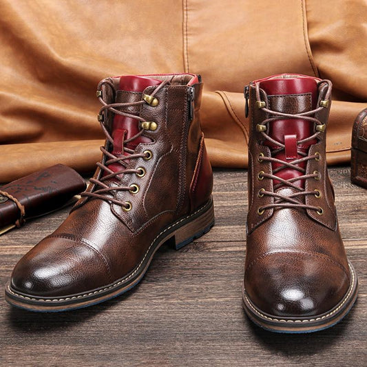 Ethan | Handmade Leather Oxford Boots