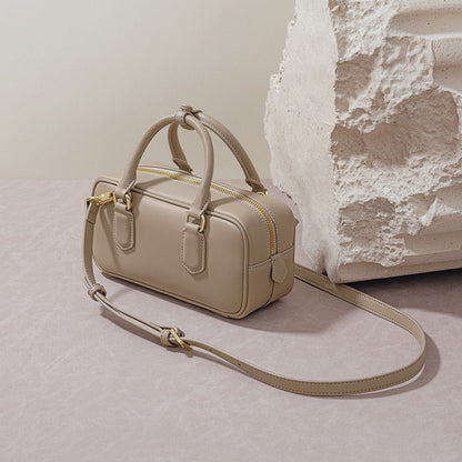 Vintage Genuine Leather Crossbody Handbag