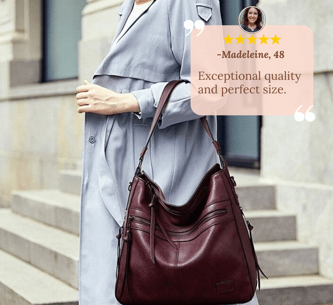 Gianna’s Sleek Zippered Carry | Shoulder Bag