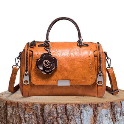 Barbara’s Polished Barrel | Satchel Handbag