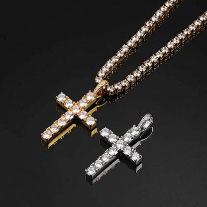 Cross necklace | Gold