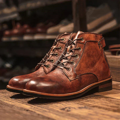 Fanum | Men's Round Toe Retro Boots