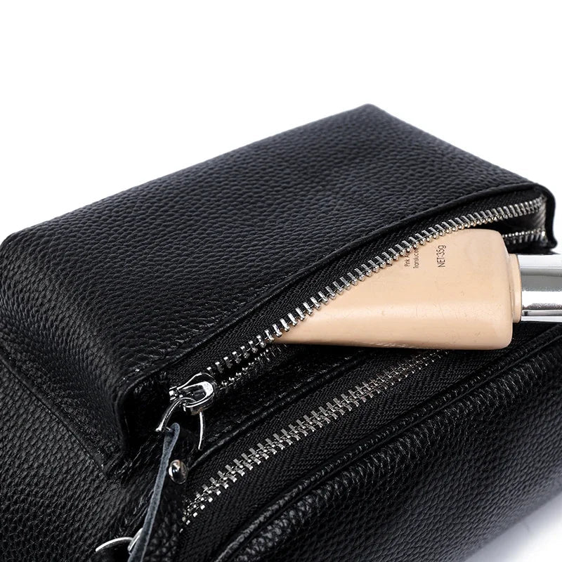 Elsie | Refined Leather Shoulder Bag