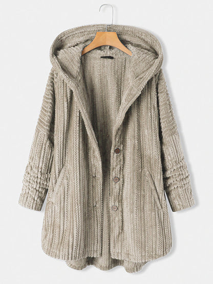 Manuela™ - Wool coat with notch lapel