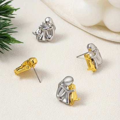 Dog Icon Earrings
