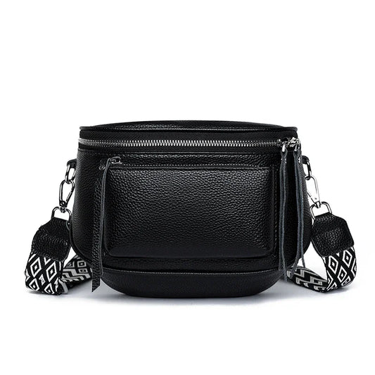Elsie | Refined Leather Shoulder Bag