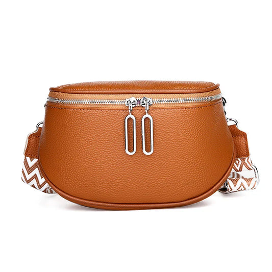 Indie | Leather Shoulder Bag with Fringes