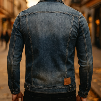 Radeko - Men's Slim Fit Denim Jacket
