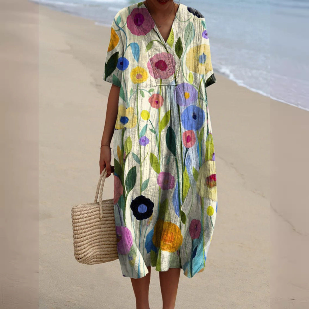 Emma | Cheerful Floral Dress