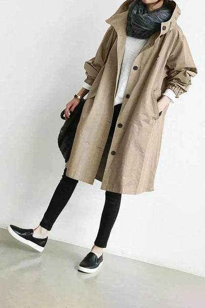 Dorothee - Elegant Water-Repellent Trench Coat