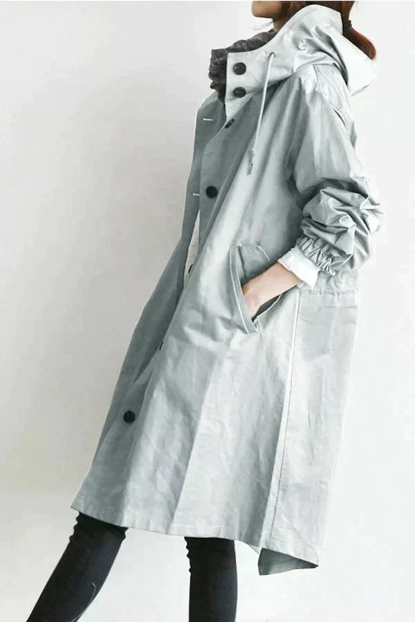 Dorothee - Elegant Water-Repellent Trench Coat