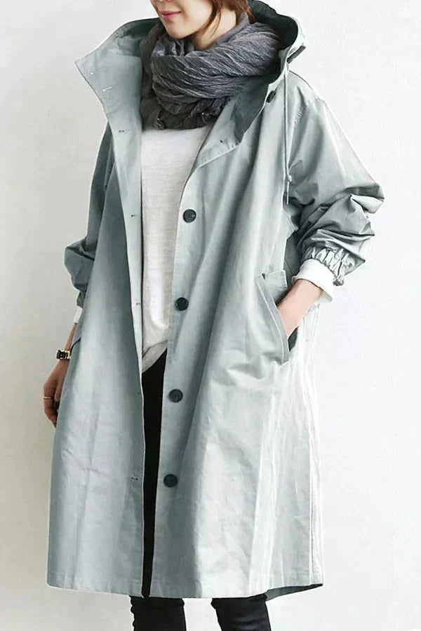 Dorothee - Elegant Water-Repellent Trench Coat