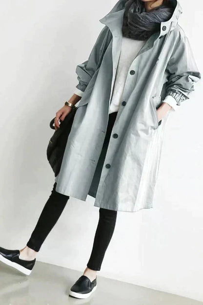 Dorothee - Elegant Water-Repellent Trench Coat