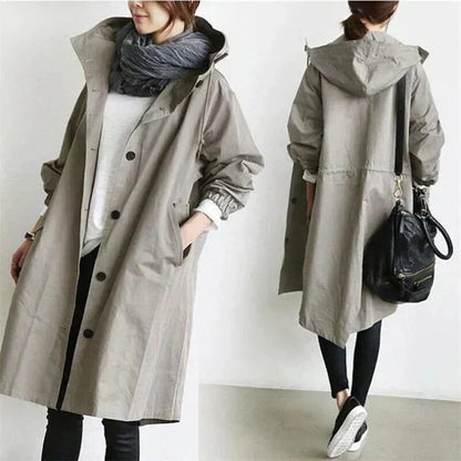 Dorothee - Elegant Water-Repellent Trench Coat