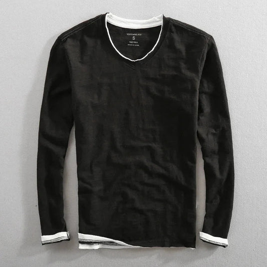 Erolle | Long-sleeved cotton shirt