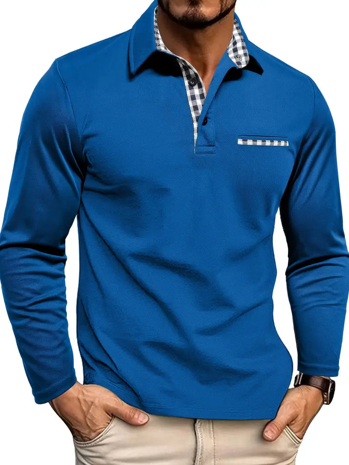 Long-sleeved polo shirt