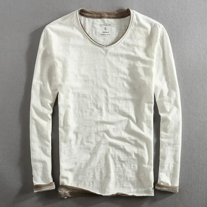 Erolle | Long-sleeved cotton shirt