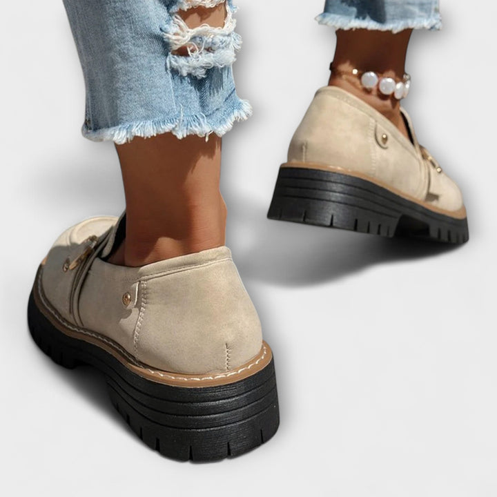 Lora™ | Casual Round Toe Moccasins