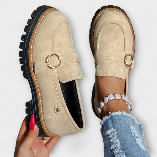 Lora™ | Casual Round Toe Moccasins