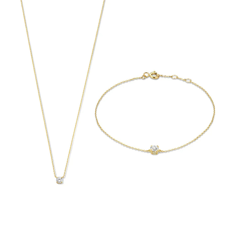 Cléa Moissanite Stone Set | Gold