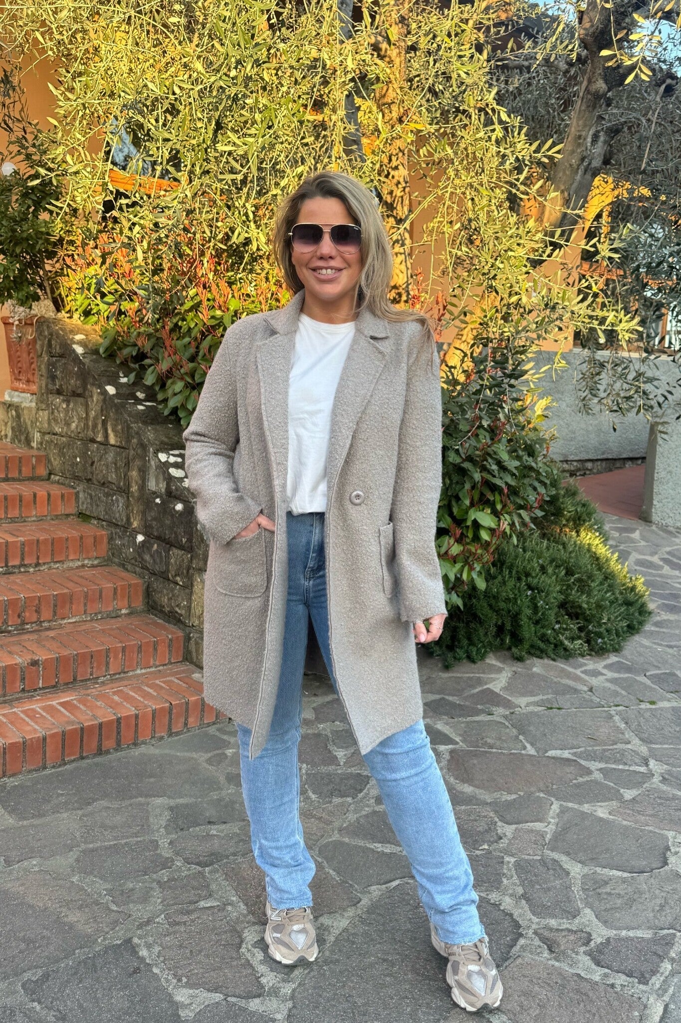 Autumn Teddy Coat - Taupe