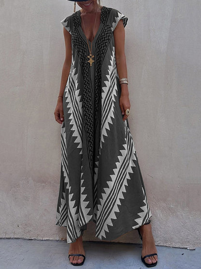 Boho | Sleeveless V-Neck Dress