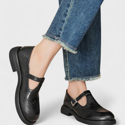 Elisa - Elegance and Comfort Talon in Leather