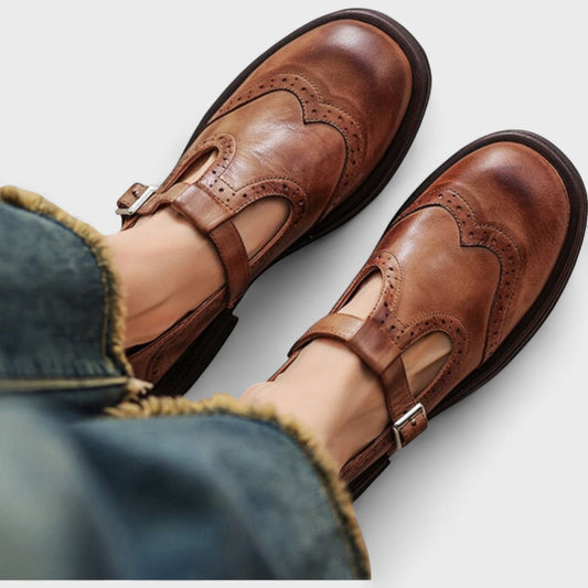 Elisa - Elegance and Comfort Talon in Leather